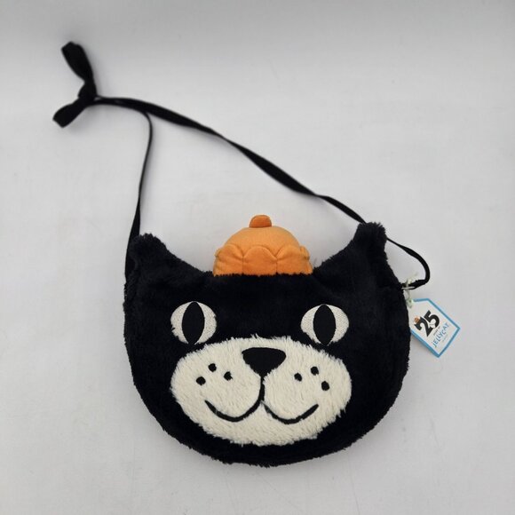 Jellycat Handbags - Jellycat Jack Logo Bag Purse Black Cat 25 Years London JELC4BG Crossbody Orange